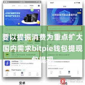 要以提振消费为重点扩大国内需求bitpie钱包提现